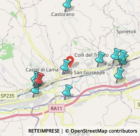 Mappa Via casale superiore, 63030 Colli del Tronto AP, Italia (2.34333)