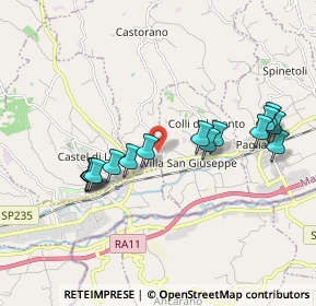 Mappa Via casale superiore, 63030 Colli del Tronto AP, Italia (1.90733)