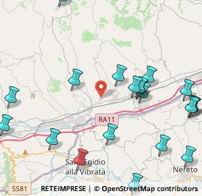 Mappa Via casale superiore, 63030 Colli del Tronto AP, Italia (5.538)