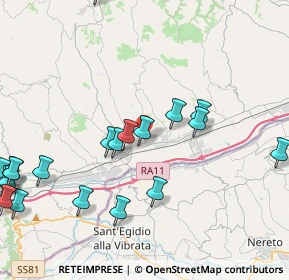 Mappa Via casale superiore, 63030 Colli del Tronto AP, Italia (5.523)