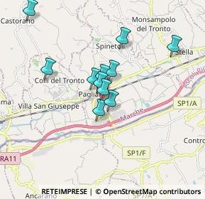 Mappa Via Alcide de Gasperi, 63078 Spinetoli AP, Italia (1.41455)