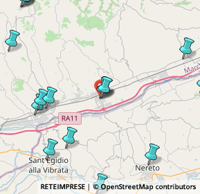 Mappa Via Alcide de Gasperi, 63078 Spinetoli AP, Italia (6.14471)