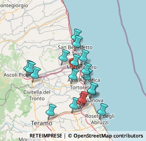 Mappa Via Nazario Sauro, 64010 Colonnella TE, Italia (13.45833)