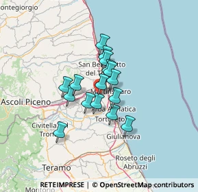 Mappa Via Nazario Sauro, 64010 Colonnella TE, Italia (8.99125)