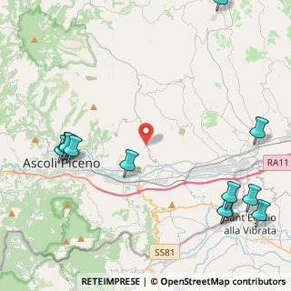 Mappa Via San Giovanni, 63100 Ascoli Piceno AP, Italia (6.25583)