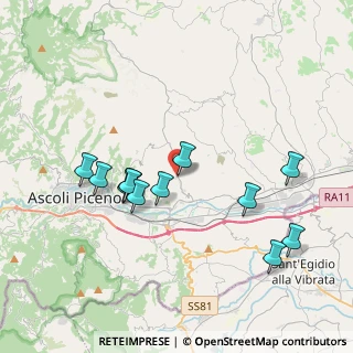 Mappa Via San Giovanni, 63100 Ascoli Piceno AP, Italia (3.8875)
