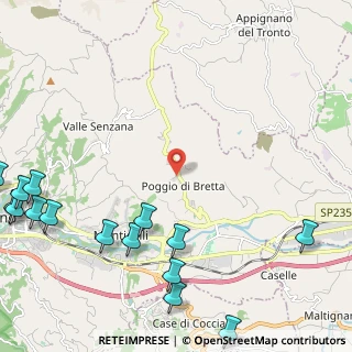 Mappa Via San Giovanni, 63100 Ascoli Piceno AP, Italia (3.54933)