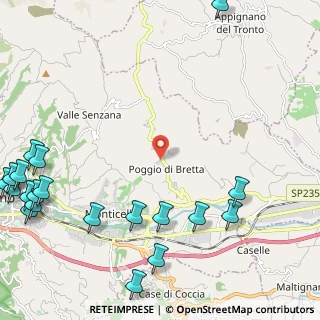Mappa Via San Giovanni, 63100 Ascoli Piceno AP, Italia (3.538)