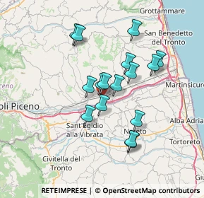Mappa Str. Senza Uscita, 63079 Colli del Tronto AP, Italia (6.07188)