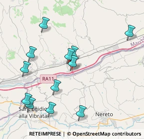 Mappa Via Vittorio Emanuele, 63078 Pagliare AP, Italia (4.54)