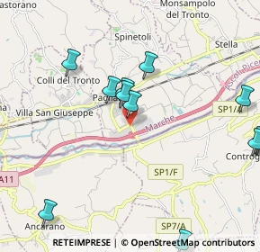 Mappa Via Vittorio Emanuele, 63078 Pagliare AP, Italia (2.5325)