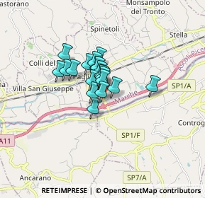 Mappa Zona artigianale ed industriale, 63078 Pagliare AP, Italia (0.968)