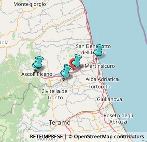 Mappa Via Vittorio Emanuele, 63078 Pagliare AP, Italia (31.96071)
