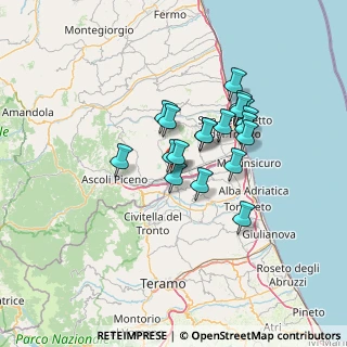 Mappa SP 43 Mezzina, 63100 Ascoli Piceno AP, Italia (10.98474)
