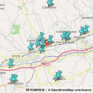 Mappa SP 43 Mezzina, 63100 Ascoli Piceno AP, Italia (2.57778)