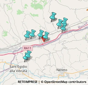 Mappa Via Roma, 63078 Pagliare AP, Italia (3.32364)