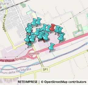 Mappa Via Roma, 63078 Spinetoli AP, Italia (0.27931)