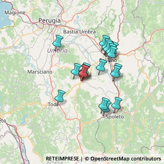 Mappa Villaggio Enel, 06030 Bastardo PG, Italia (12.40632)