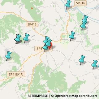Mappa Via Bruno Buozzi, 06030 Bastardo PG, Italia (5.634)