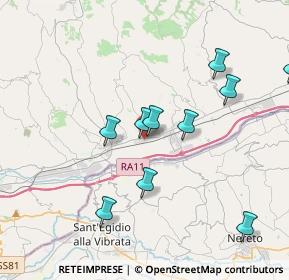 Mappa Via Gabriele D'Annunzio, 63079 Villa San Giuseppe AP, Italia (5.52214)