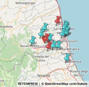 Mappa Contrada Forcella, 63082 Castel di Lama AP, Italia (11.21313)