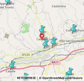Mappa Contrada Forcella, 63082 Castel di Lama AP, Italia (3.4875)