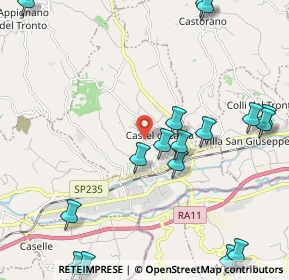 Mappa Contrada Forcella, 63082 Castel di Lama AP, Italia (2.89294)