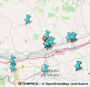 Mappa Contrada Forcella, 63082 Castel di Lama AP, Italia (4.21786)