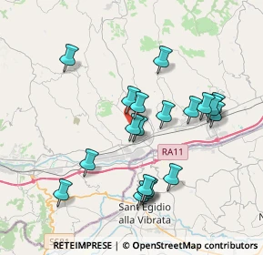 Mappa Contrada Forcella, 63082 Castel di Lama AP, Italia (3.74895)