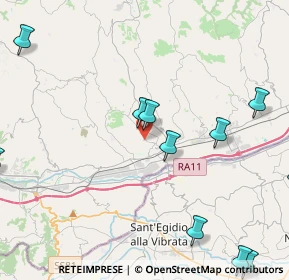 Mappa Contrada Forcella, 63082 Castel di Lama AP, Italia (5.88091)