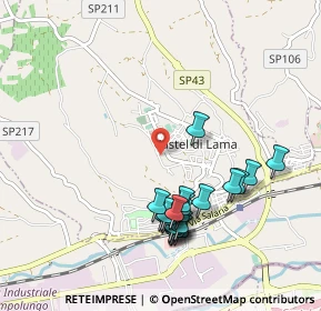 Mappa Contrada Forcella, 63082 Castel di Lama AP, Italia (1.02)