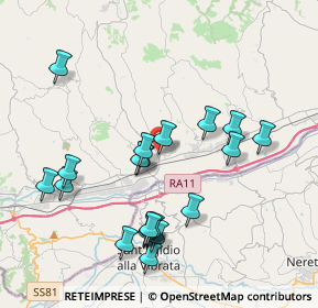 Mappa Contrada Cerreto, 63082 Castel di Lama AP, Italia (4.1535)