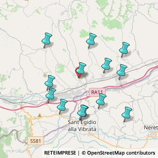 Mappa Via Carrafo, 63082 Castel di Lama AP, Italia (4.26692)