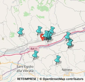 Mappa Contrada Morrice, 63078 Pagliare AP, Italia (2.8725)