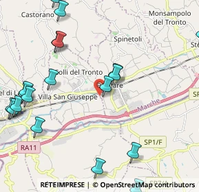 Mappa Contrada Morrice, 63078 Pagliare AP, Italia (2.976)