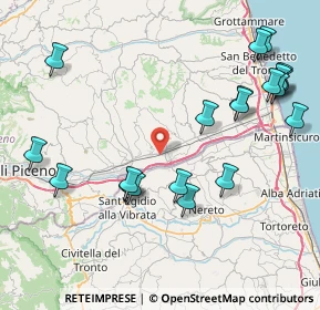 Mappa Contrada Morrice, 63078 Pagliare AP, Italia (10.023)