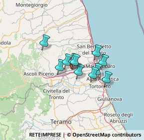 Mappa Contrada Morrice, 63078 Pagliare AP, Italia (8.50909)