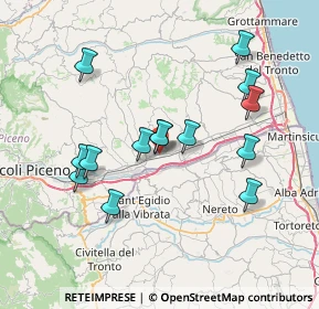 Mappa Via Salaria, 63079 Villa San Giuseppe AP, Italia (7.29571)