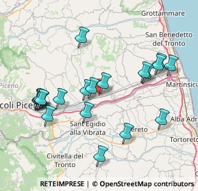 Mappa Via Salaria, 63079 Villa San Giuseppe AP, Italia (8.3265)