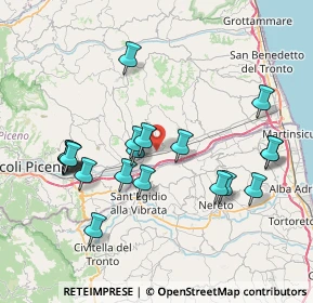 Mappa Via Salaria, 63079 Villa San Giuseppe AP, Italia (8.1175)