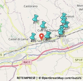 Mappa Via Salaria, 63079 Villa San Giuseppe AP, Italia (1.61818)