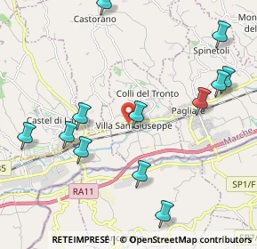 Mappa Via Salaria, 63079 Villa San Giuseppe AP, Italia (2.52167)