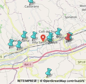Mappa Via Salaria, 63079 Villa San Giuseppe AP, Italia (2.06364)