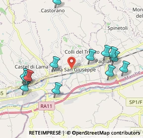 Mappa Via Salaria, 63079 Villa San Giuseppe AP, Italia (2.35692)
