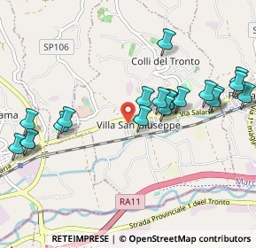 Mappa Via Salaria, 63079 Villa San Giuseppe AP, Italia (1.142)