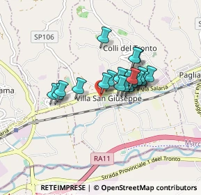 Mappa Via Salaria, 63079 Villa San Giuseppe AP, Italia (0.6295)