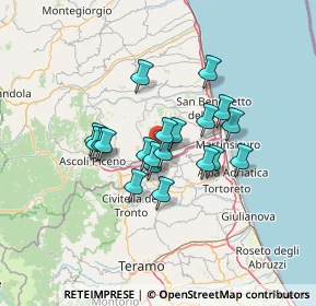 Mappa Via Salaria, 63079 Villa San Giuseppe AP, Italia (10.1825)