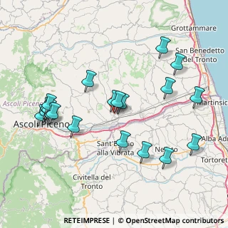 Mappa Via Trento, 63082 Castel di Lama AP, Italia (8.7415)