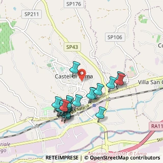 Mappa Via Trento, 63082 Castel di Lama AP, Italia (0.972)