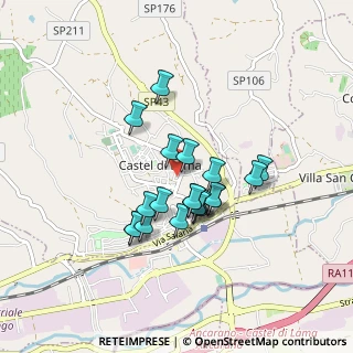 Mappa Via Trento, 63082 Castel di Lama AP, Italia (0.701)